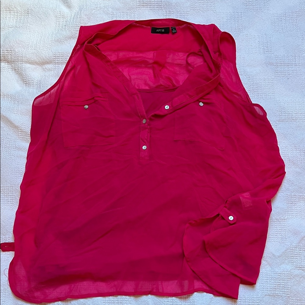 Apt. 9 Pink Sleeveless Blouse